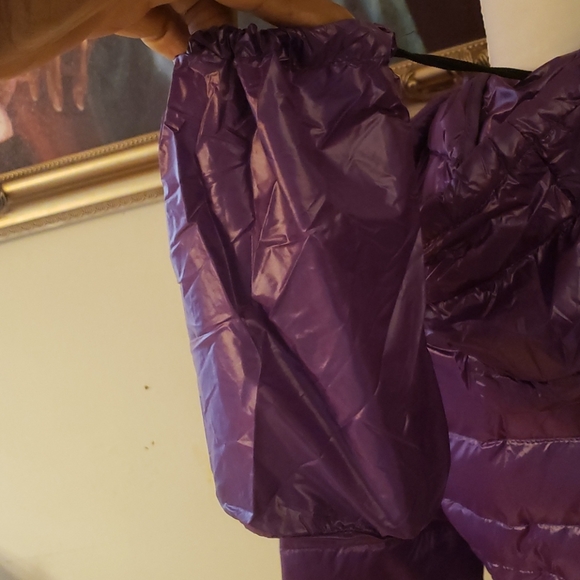 Women's Long Sleeve Light weight Winter Coat Purple Size Large - Picture 8 of 14